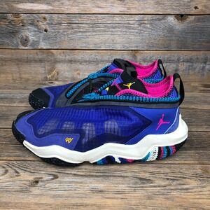 Nike Jordan WHY NOT Zer0.6 GS Bright Concord Size 5.5 Youth DO7191-460